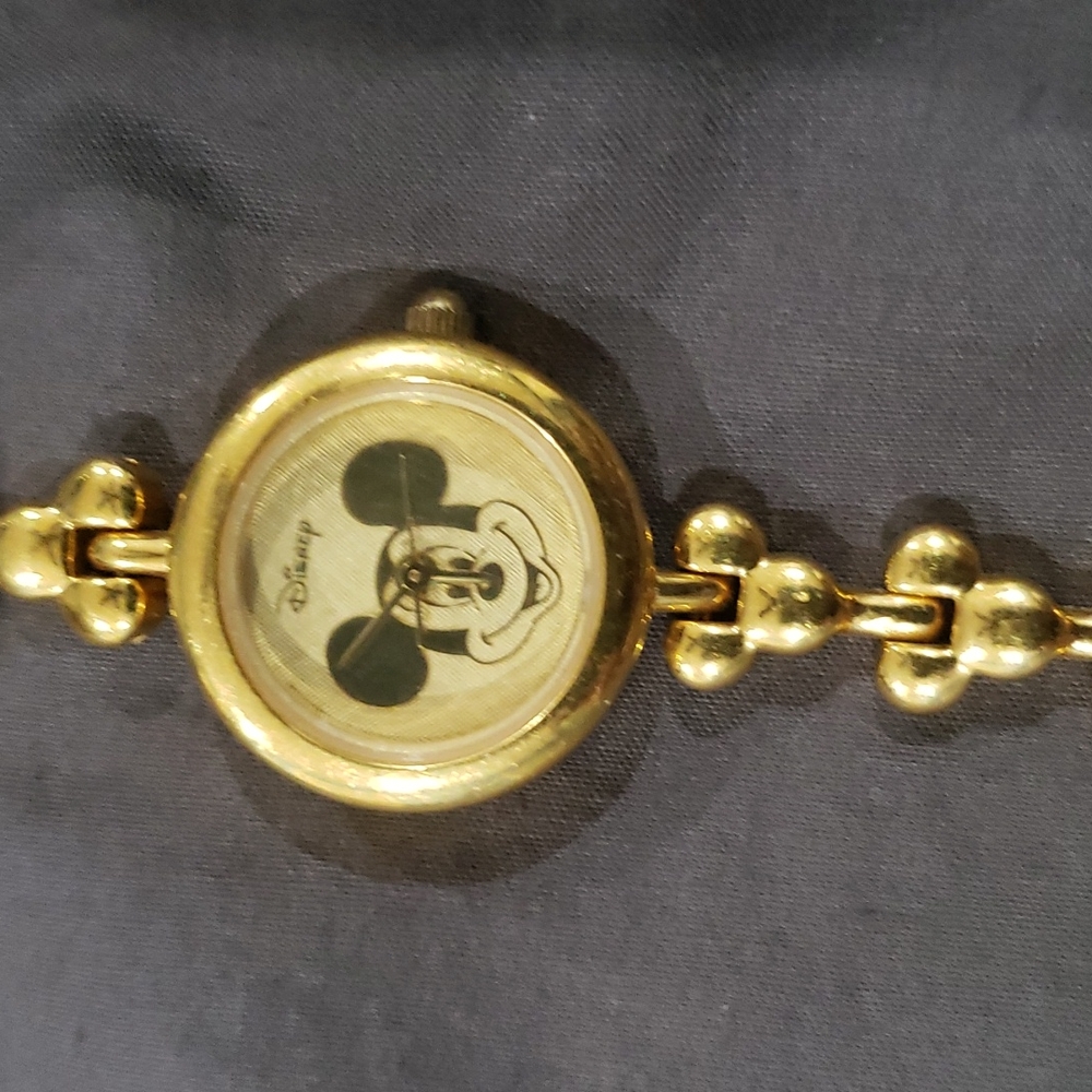 Mickey Mouse Gold Watch Gem